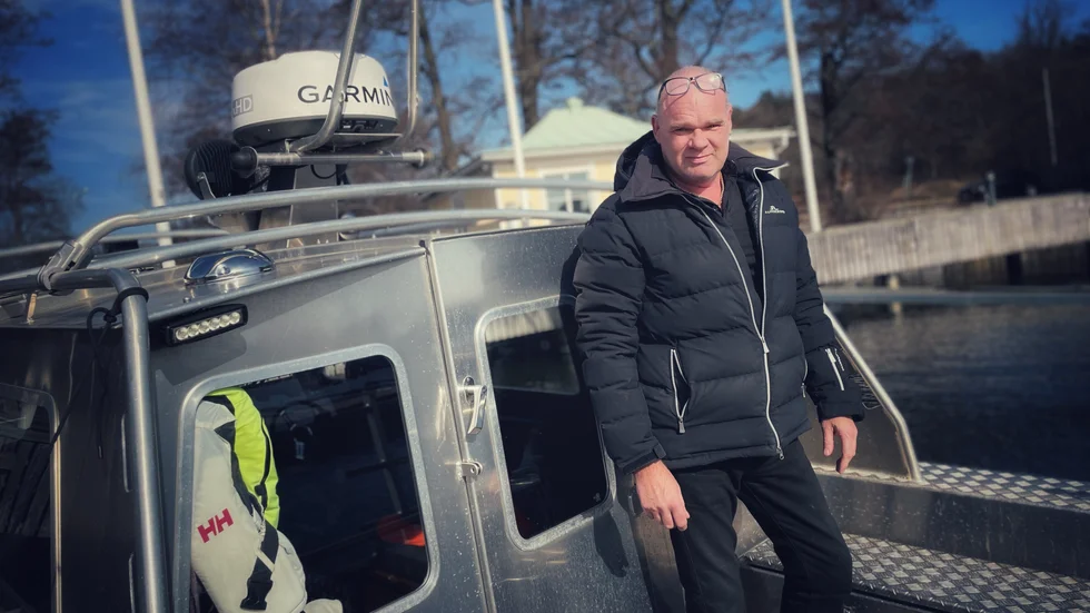 Crister Fridell med kollegan Peter Ehnemark driver Söderviken Fastighets AB som köpte fastigheten i Tierp 2019. 