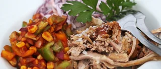 Pulled pork – långkok med krydda