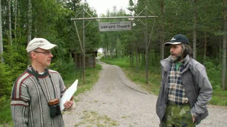 Ordförande Rolf Lahti tv och kassören Leif Nybom th tror att det kan komma många besökare på 100-års jubileet.FOTO: urpo taskinen
