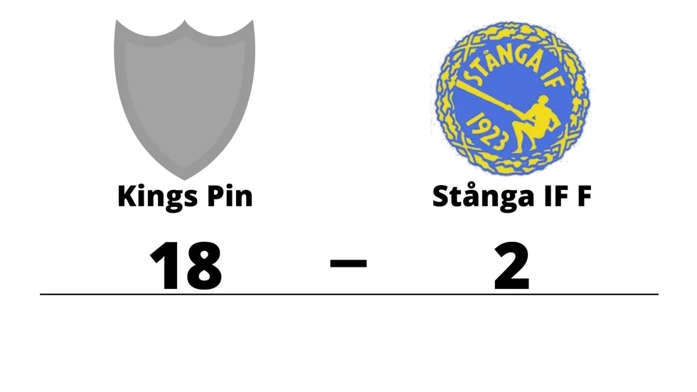 Kings Pin BK vann mot Stånga IF F