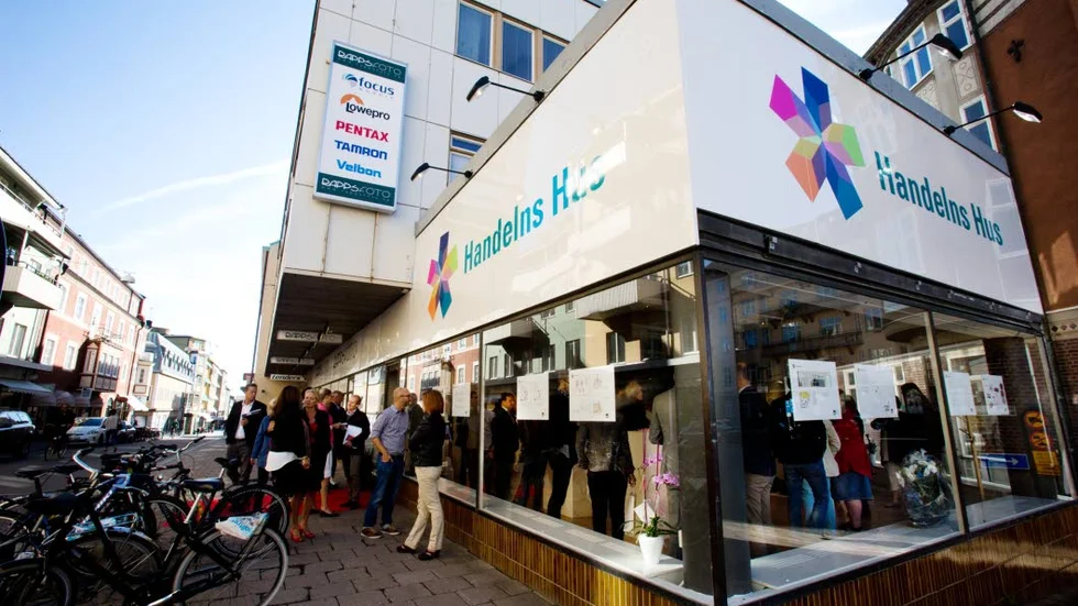 Handelns hus. Är en mötesplats för alla som jobbar inom handeln.