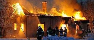 58-åring saknas efter brand