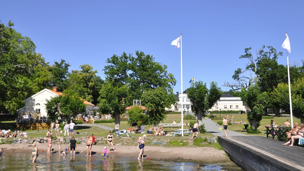 Badet vid Gränsö Slott