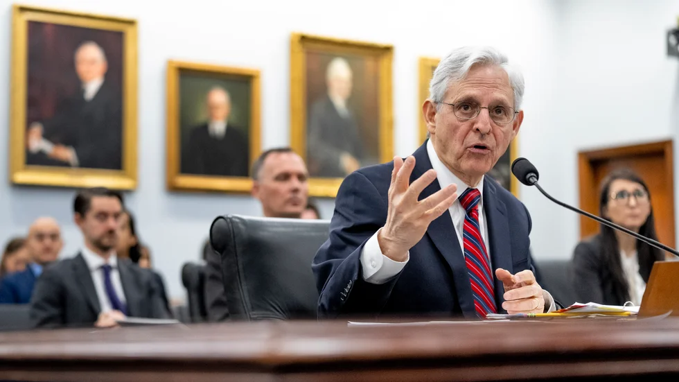 USA:s justitieminister Merrick Garland. Arkivbild.