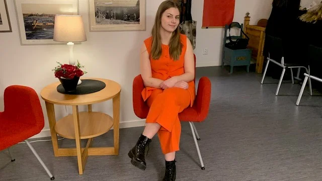 Klara Pasma har lärt sig meänkieli som ung vuxen.