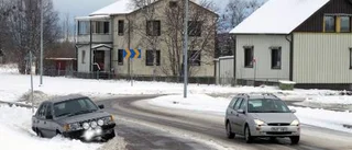 Varning för glashala vägar i inlandet