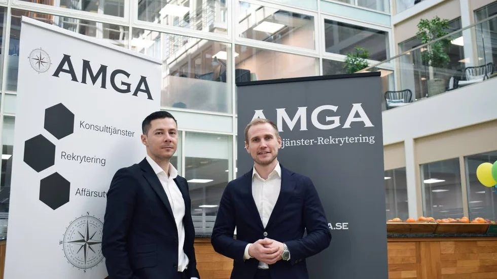 Vill norrut. Alexander Magnusson och Martin Edin från Gammelstad flyttade till Stockholm och startade företaget AMGA ihop. Nu är förhoppningen att expandera och öppna kontor i Luleå på sikt.
