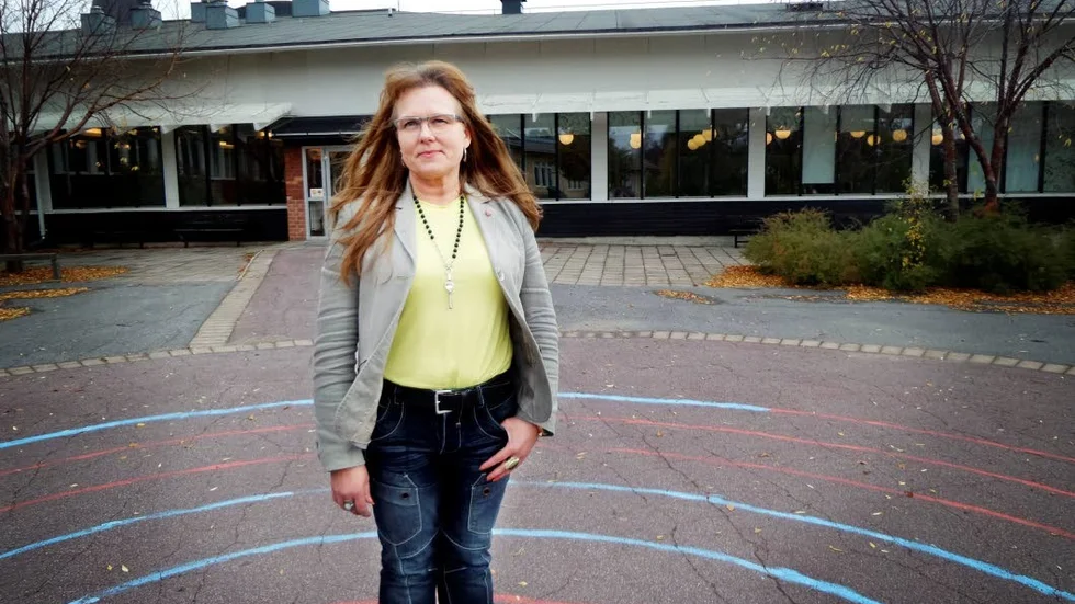 Tuija Larsson är rektor på Gränsskolan och berättar att bråket på skolan är polisanmält.