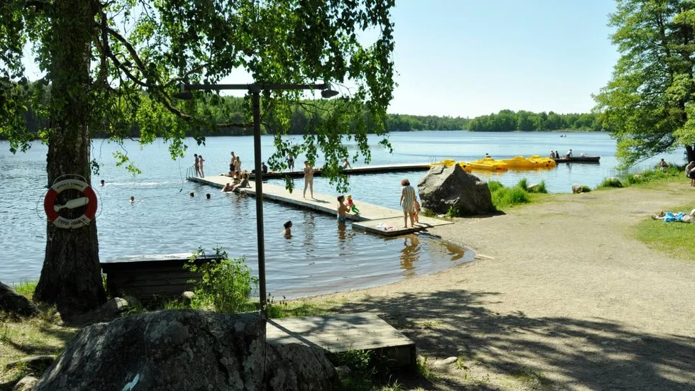 Arkivbild från en sommardag i Fjällnora.