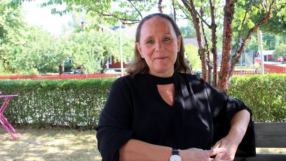 Liselotte Grahn Elg säger att den här miljön vid Stockholmsvägen är Bålsta för henne, en liten småstad som ska utvecklas.