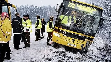 Hälften av passagerarna i den förolyckade bussen använde bälte.