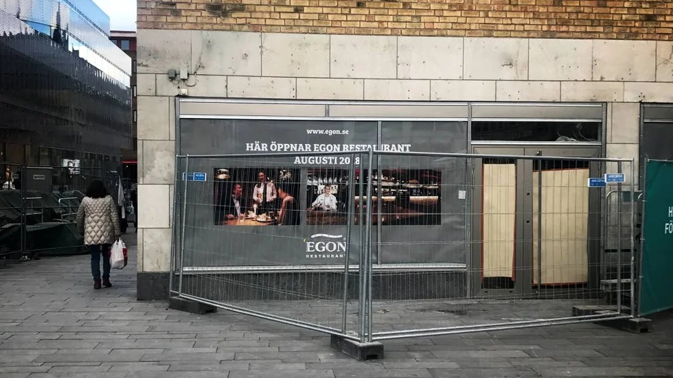 Nytt. En ny restaurang tar plats på Forumtorget.