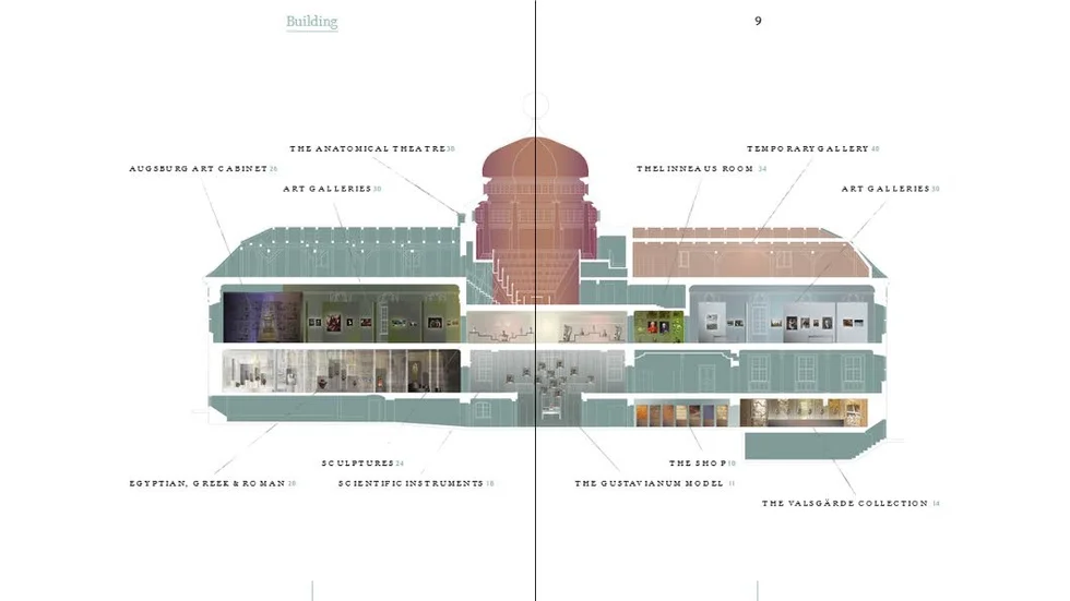 Skiss. Så här kan universitetsmuseet Gustavianum bli efter en renovering, med utökade lokaler för utställningar och bättre miljö för äldre föremål och konst.