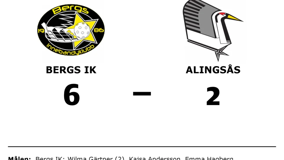 Bergs IK vann mot IBK Alingsås