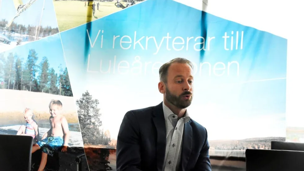 Daniel Nilsson, chef för Arbetsförmedlingen i Luleå och Boden.