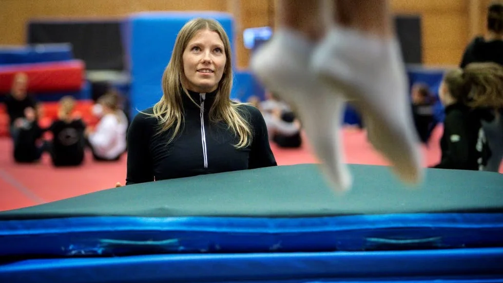 Linas styrka, kraft och mod fick full utväxling när hon lämnade den artistiska gymnastiken för trampolinerna 2011.