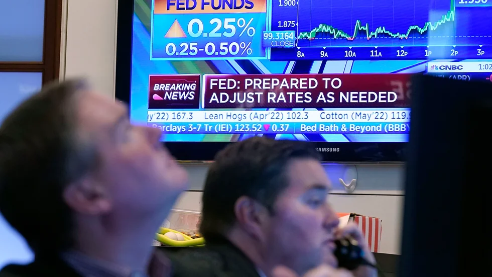 Börserna på Wall Street stängde för tredje dagen i rad på plus,