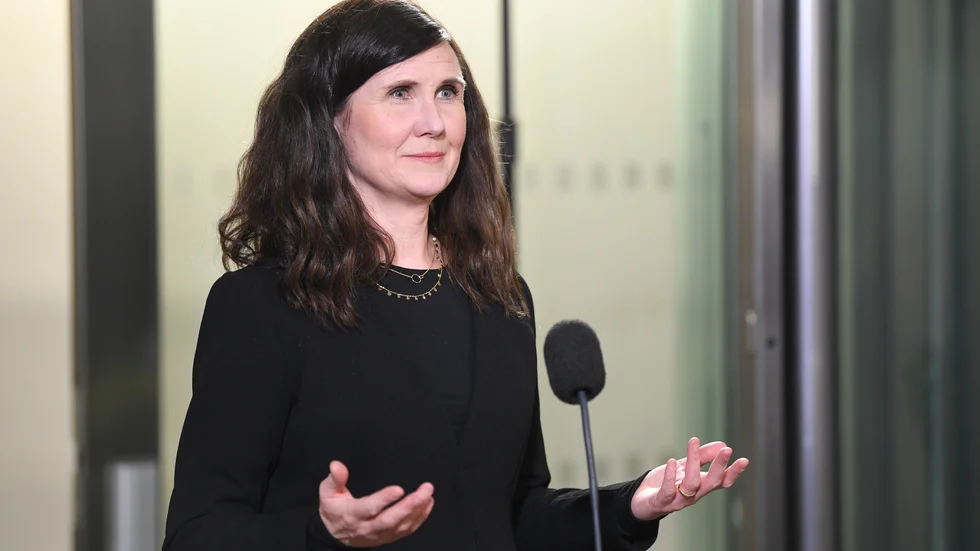 Miljöpartiets språkrör Märta Stenevi. Arkivbild