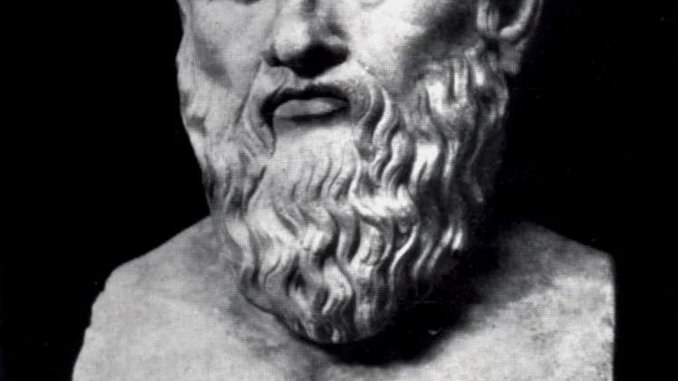 Antik. Platon, grekisk filosof, levde 427–347 f Kr.
