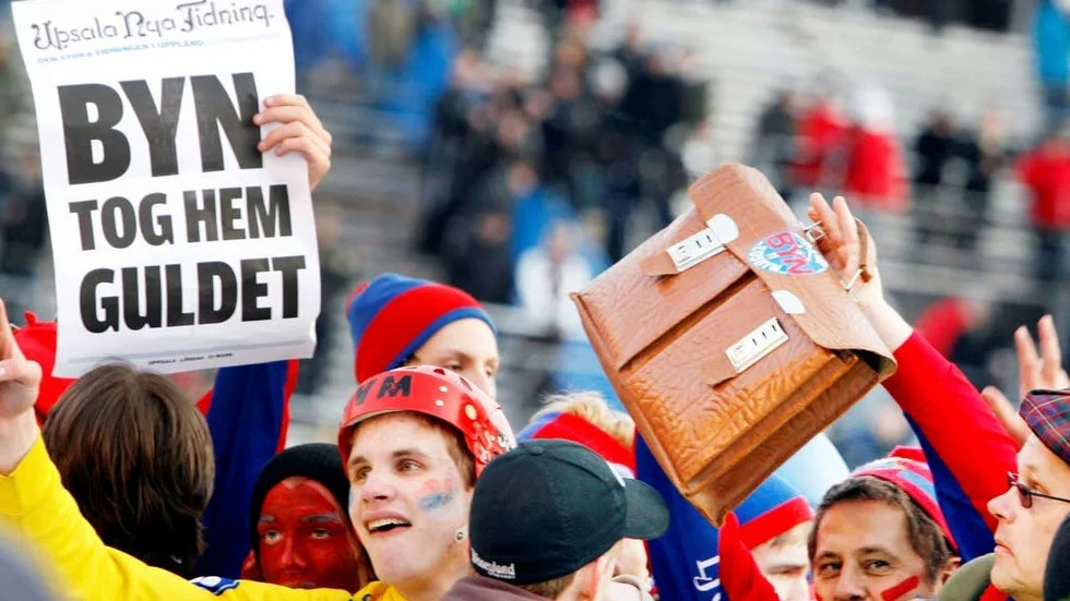 Jubel på Studan.  SM-finalen i bandy kommer tillbaka till Studenternas IP i Uppsala. Här en bild från 2008 då Edsbyn vann mot Sandviken med 11–6 inför drygt 19 000 åskådare.