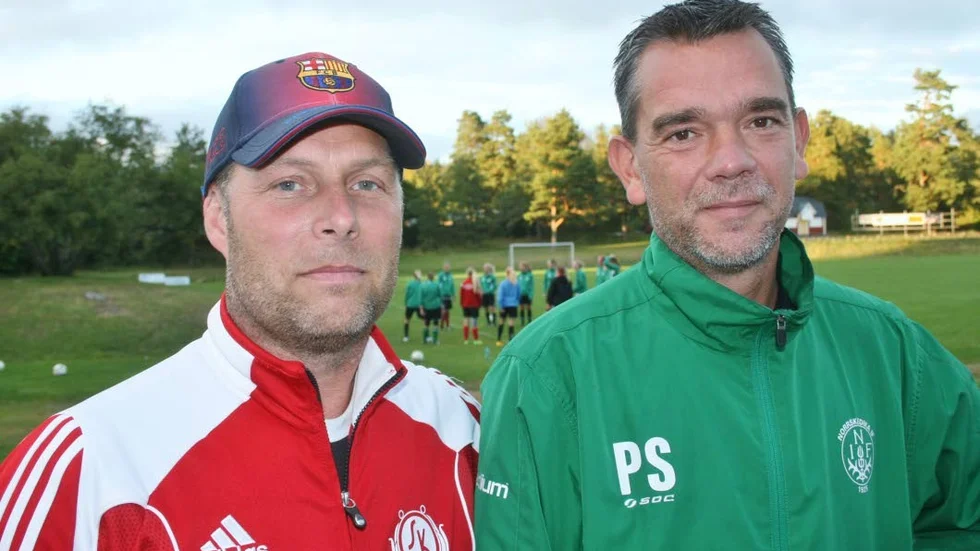 Norrskedikas tränarduo Conny Helén (till vänster) och Peter Ström.