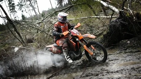 Niklas "Nisse" Gustafsson, Göta MS, svensk mästare i Enduro.