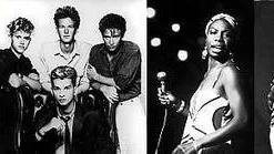 Den musik som betydde mest under barndoms- och ungdomsåren hänger ofta kvar. På bilderna ungdomshjältar från olika tider: The Beatles, Depeche Mode, Nina Simone, Abbas Agnetha Fältskog och Metallicas James Hetfield.