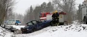 En till sjukhus efter kollision