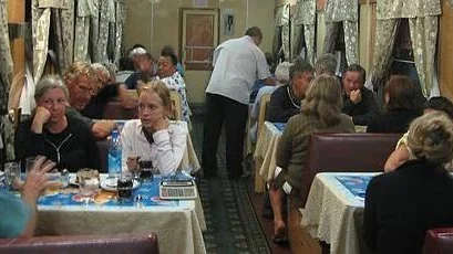 I den ryska restaurangen bjuds man på rysk husmanskost.