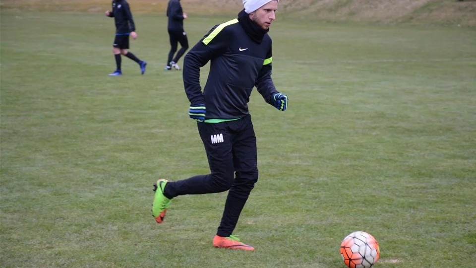Mattias Myrén är tillbaka från avstängning och spelar kvällens match mot Västerviks FF. Foto: Ossian Mathiasson