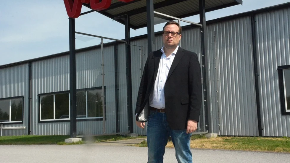 På måndagsförmiddagen hade VTAB:s platschef i Vimmerby, David Artmark, informationsmöte med de anställda.