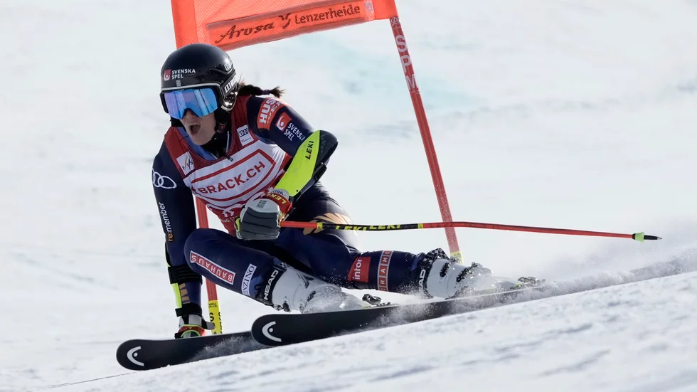Sara Hector i schweziska Lenzerheide.
