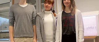 Tre elever från Vimmerby på Berzeliusdagarna