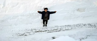 Här blir det två meter snö