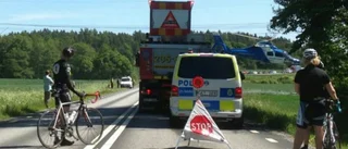 Cyklist påkörd i Knivsta