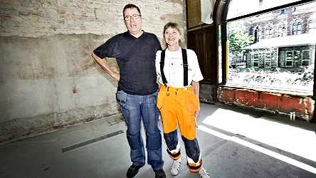 Anne och Claes Landing, nya ägare av Güntherska konditoriet.