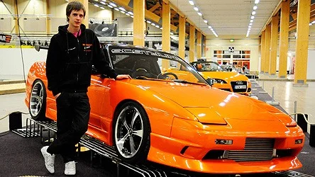 Daniel Enarsson har ägnat två år åt att bygga om och styla sin Nissan.