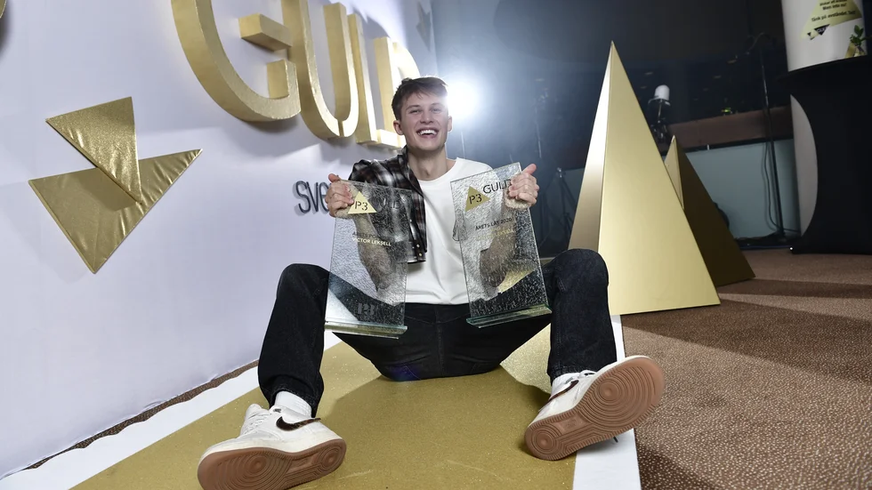 Victor Leksell vann Årets pop och Årets låt vid P3 Guld-galan förra året. Men i år blir det inga vinnare och ingen gala. Arkivbild.