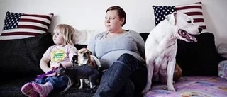 Attackerad av lös hund