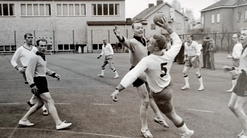 Här en bild från 1962 när Stig Lennart Olsson går i duell med Bengt Jonsson under ute-DM.