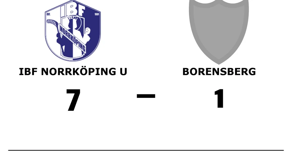 IBF Norrköping U-lag vann mot Borensberg IBC