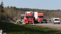 JUST NU: E4 åter avstängd – misstänkt last måste säkras