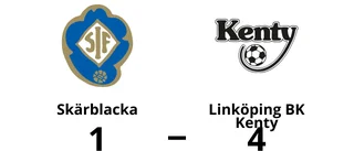 Seger för Linköping BK Kenty med 4-1 mot Skärblacka