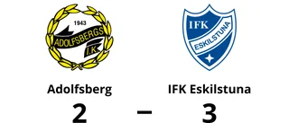 IFK Eskilstuna vann mot Adolfsberg – trots underläge i halvtid
