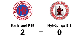 0-2-förlust för Nyköpings BIS