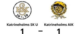 Maickel Samson Mesfun fixade 1-1 för Katrineholms SK U