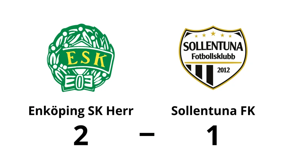 Enköping SK Herr vann mot Sollentuna FK