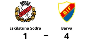 Barva besegrade Eskilstuna Södra med 4-1