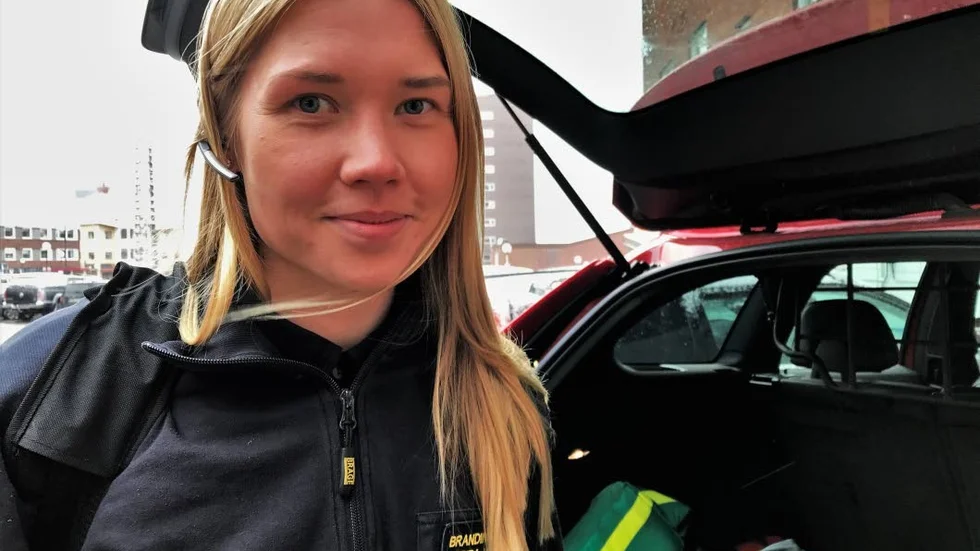 Arkivbild: Frida Klarin, tf räddningschef i Gällivare kommun.