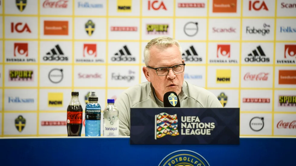 Janne Andersson skickade pikar mot Norge under presskonferensen inför derbyt i Nations League.